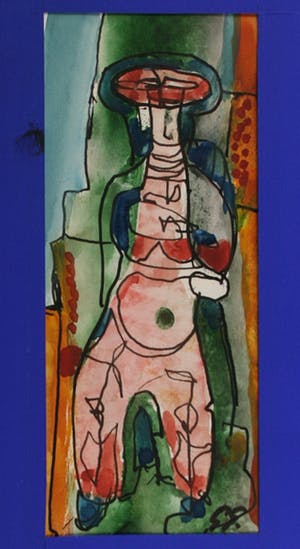 Gerard Grassere - Abstract figuur kopen? Bied vanaf 25!