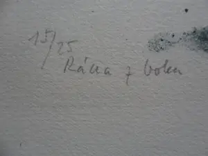 Emil Kotrba - Litho, zonder titel, werk uit 1968 kopen? Bied vanaf 35!