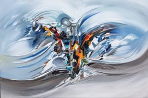 Gena Genadyj - Abstract Blue Light kopen? Bied vanaf 1!