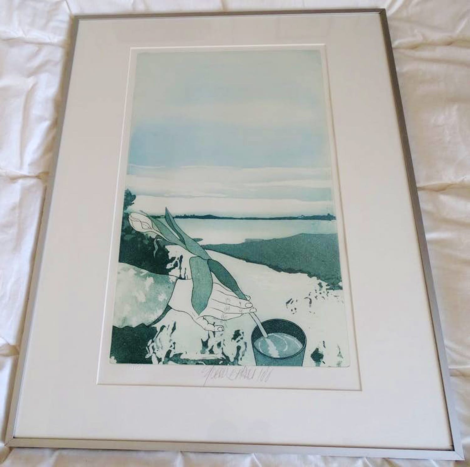 Sjoerd Bakker - Ets/aquatint verkocht voor € 40!