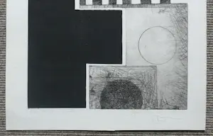 Jan Bernard Meinen - Ets Poetische Abstractie kopen? Bied vanaf 30!