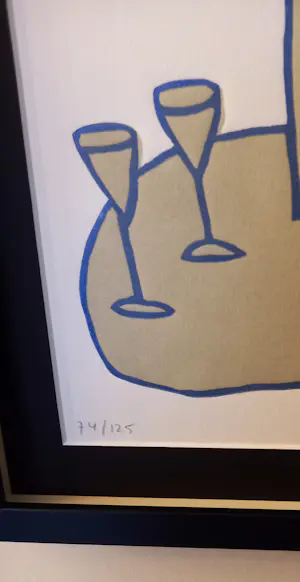 Klaas Gubbels - Linosnede , mooi gelijst kopen? Bied vanaf 385!