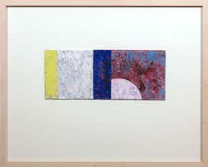 Henri Plaat - Gouache, Zonder titel - Ingelijst verkocht voor € 50!