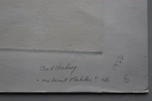 Aat Verhoog - Grote monochrome ETS "omtrent (gustav) Mahler" - kleine oplage (40) kopen? Bied vanaf 45!