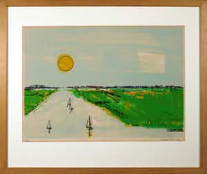 Sam Middleton - Zeefdruk, Zonder titel verkocht voor € 100!