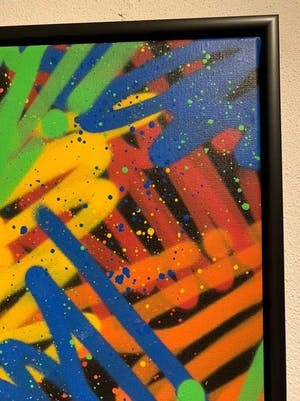 SEEN - Multitag - Spraypaint op canvas - Richard Mirando, Godfather of graffiti kopen? Bied vanaf 799!