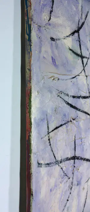 Angelos Tassopoulos - Olieverf op doek, Abstracte compositie - Zeer groot kopen? Bied vanaf 600!