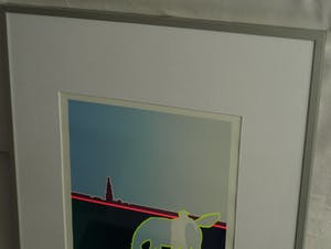 Heleen van der Tuin - Ingelijste zeefdruk, “Peerd van Ome Loeks” - 1989 kopen? Bied vanaf 30!