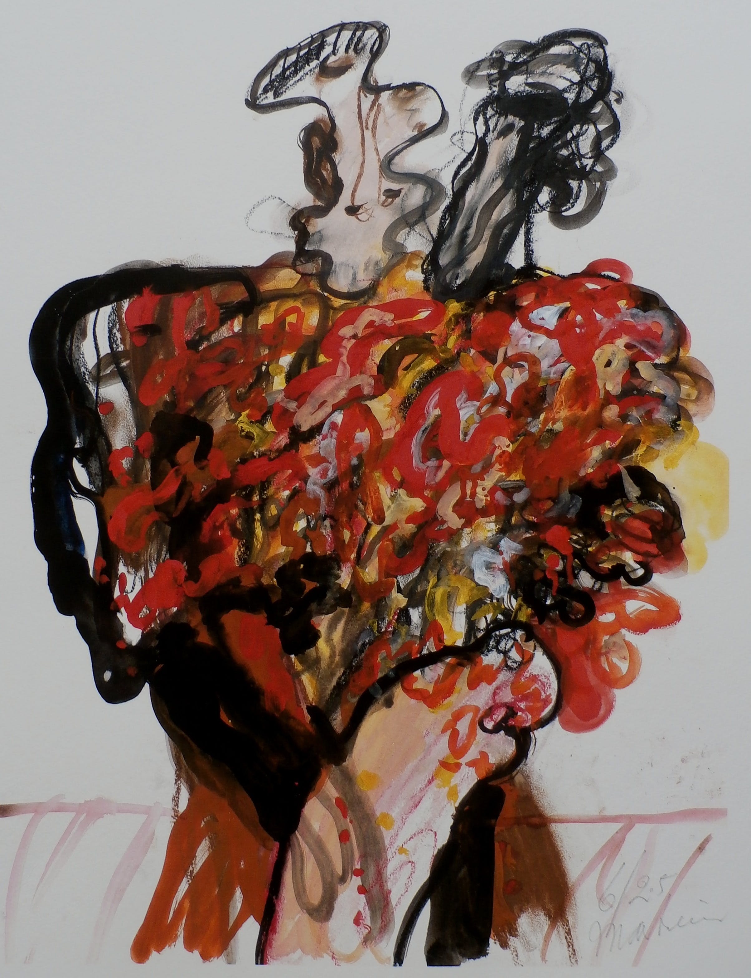 Anton Martineau - zeefdruk - oplage 25 stuks verkocht voor € 35!