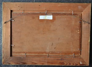 Niet of onleesbaar gesigneerd - Hollands winterlandschap - Gesigneerd - Olieverf op paneel kopen? Bied vanaf 10!