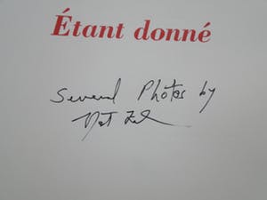 Nat Finkelstein - Duchamp by Finkelstein; Overslagdoos met boek en 5 foto's - gesigneerd kopen? Bied vanaf 425!