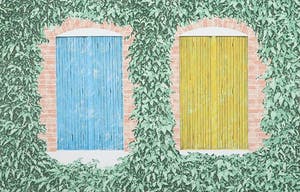 Clemens Zijlmans - Zeefdruk, Tweeluik kopen? Bied vanaf 1!