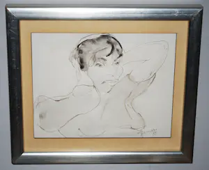 Rob Aussen - 2 aquarellen kopen? Bied vanaf 75!