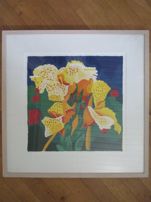 Henk van der Plas - Zeefdruk "Bali" kopen? Bied vanaf 40!