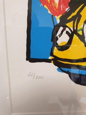 Herman Brood - VW Beetle - Ingelijst - Gesigneerd - 66/200 kopen? Bied vanaf 195!