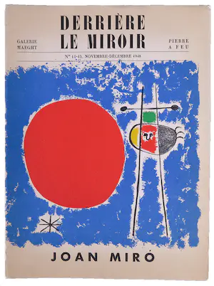 Joan Miro - 2x Derrière le Miroir a Publié, 1948 no.14-15 & 1978 no.231 (incompleet) kopen? Bied vanaf 80!