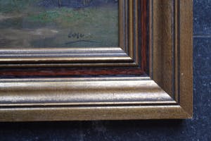 Niet of onleesbaar gesigneerd - Hollandse school (20e eeuw) - Landschap met boerderij kopen? Bied vanaf 1!