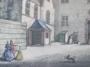 Abraham Rademaker - Gesigt van de Doelen (Dordrecht) - Vue du Doele kopen? Bied vanaf 35!