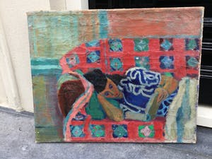 Bob Buys - C3174 Lezende vrouw op sofa kopen? Bied vanaf 195!