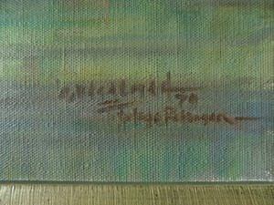 Omar Basalmah - Panorama rond Telaga Patengan, olieverf op doek kopen? Bied vanaf 40!