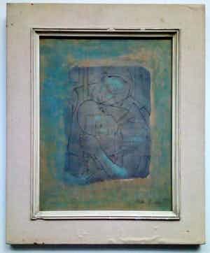 Pieter Geraedts - Hout/linosnede - Handgesigneerd verkocht voor € 50!