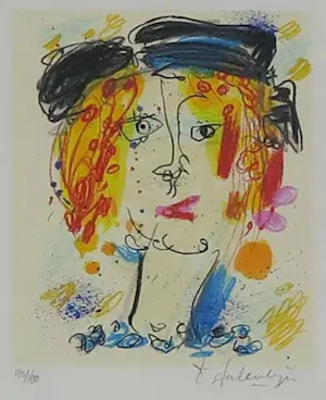 Kees Salentijn - Litho, Zonder titel - Ingelijst kopen? Bied vanaf 40!