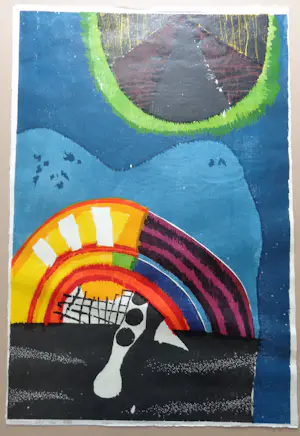 Guillaume Le Roy - ELLEN / KLEURHOUTSNEDE / 92x62cm / SIG / 1971 kopen? Bied vanaf 75!