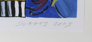 Miriam Slaats - Zeefdruk, Zonder titel - Ingelijst kopen? Bied vanaf 1!