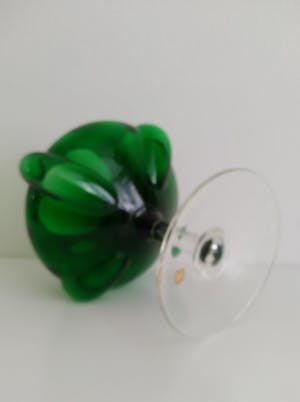 Niet of onleesbaar gesigneerd - Beeldschone, handgemaakte glazen vaas uit Italië kopen? Bied vanaf 1!