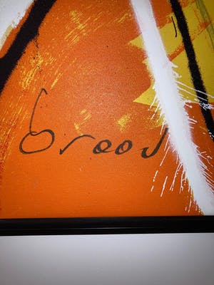 Herman Brood - Zeefdruk op Doek - 'Golfer' 22/50 kopen? Bied vanaf 1!