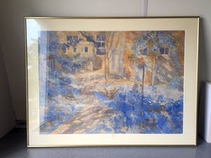 Gerrit van IJperen - "Tuin in het Zonlicht" - Aquarel, Ingelijst kopen? Bied vanaf 75!