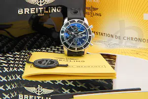 122- ZGAN Breitling Superocean Heritage Chronograph "volcano black" polshorloge kopen? Bied vanaf 2800!