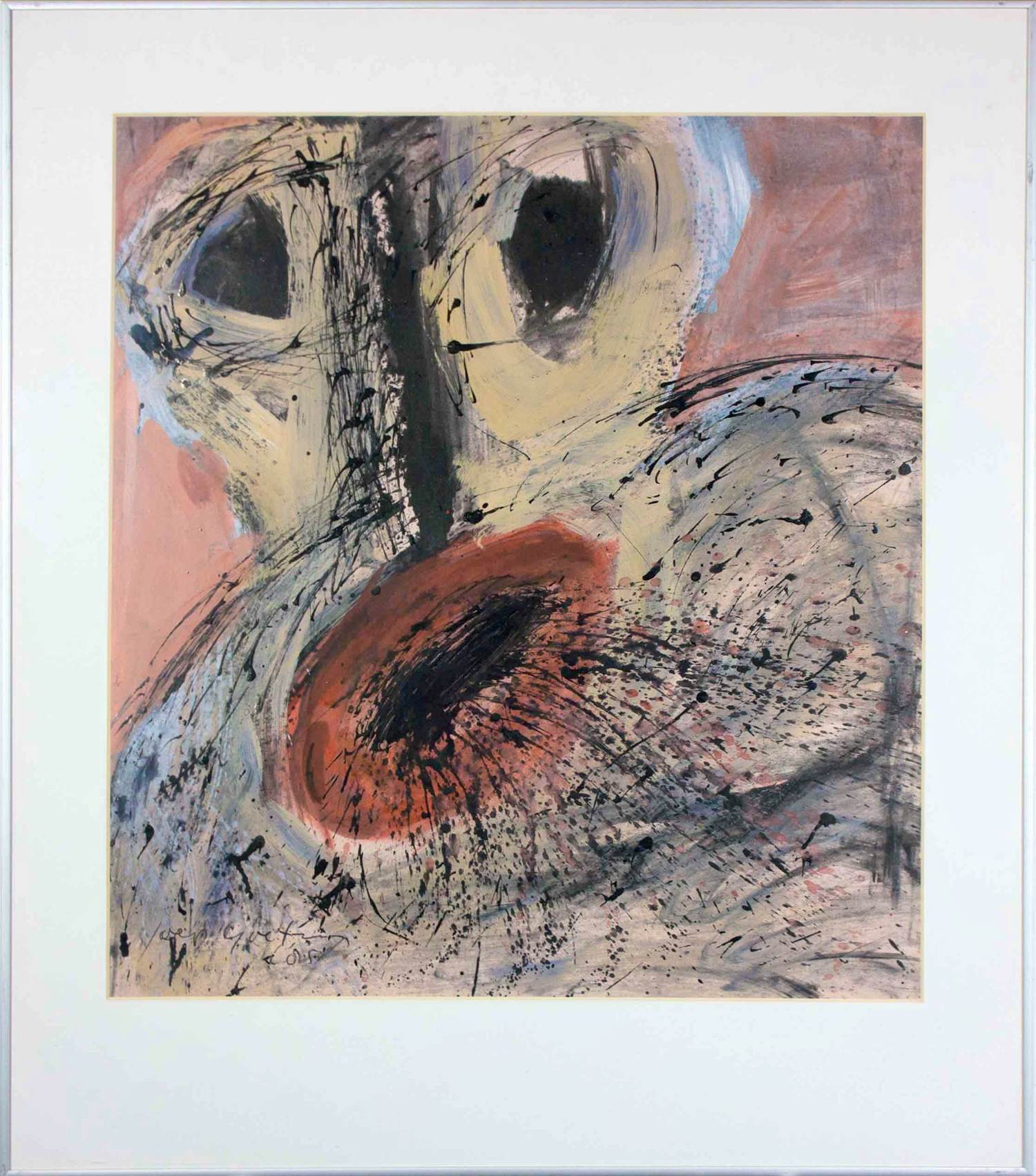 Joep Goeting - Gouache, Zonder titel - Ingelijst kopen? Bied vanaf 50!