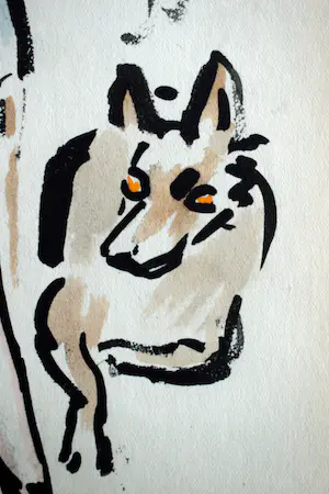 Kees van Dongen - Pochoir - Jeune Femme avec Chien kopen? Bied vanaf 1250!