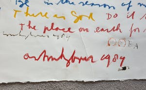 Anton Heyboer - Not to do, it is God..- 1984 - Ets met (krijt)tekeningen- 3 x gesigneerd kopen? Bied vanaf 250!