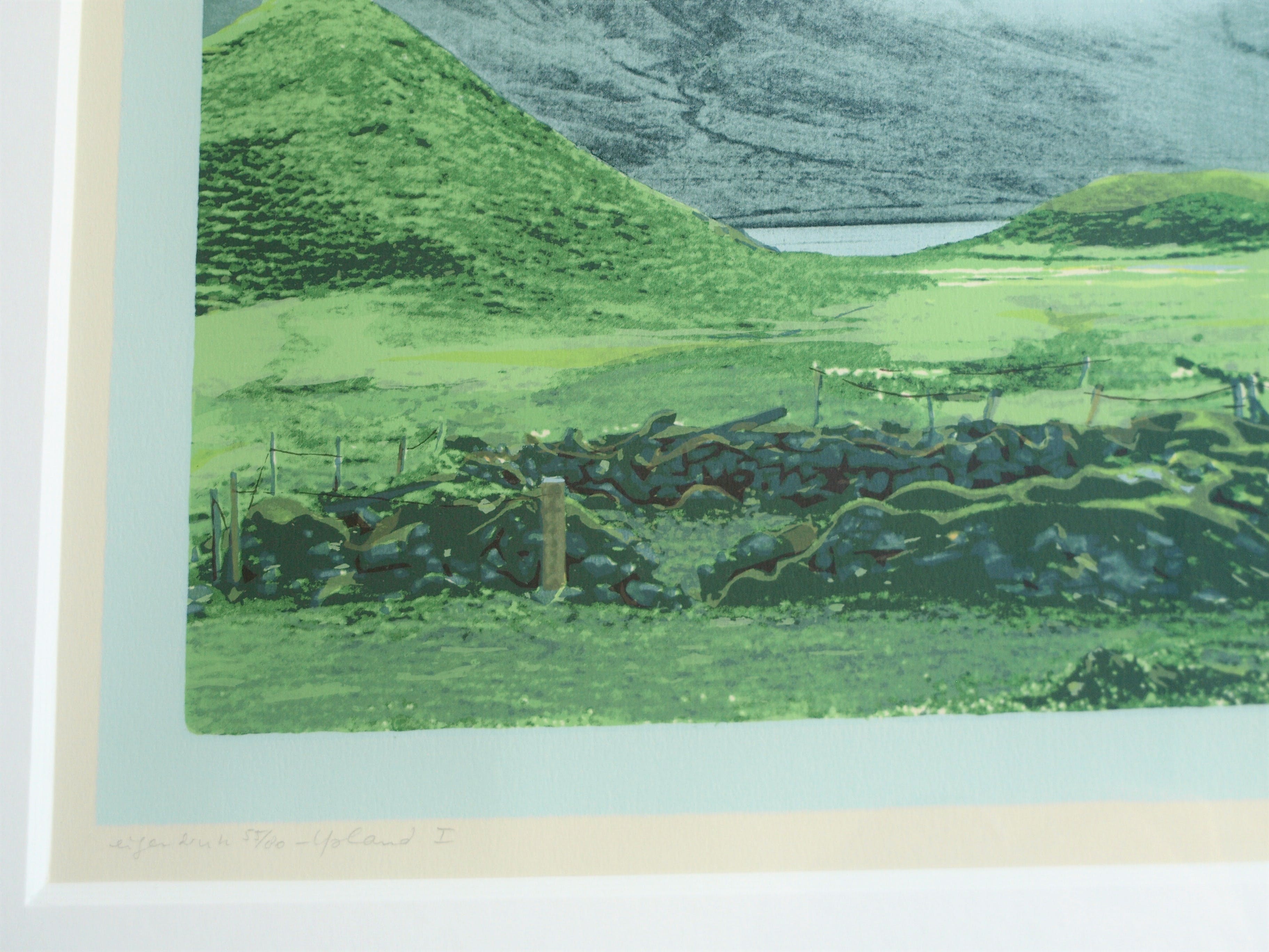 Marian Plug - Zeefdruk , IJsland I – gesigneerd & ingelijst – 1982 kopen? Bied vanaf 30!