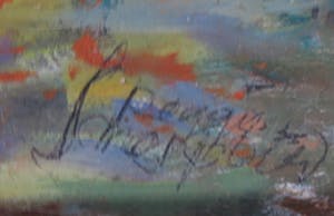 Reggi Scherpbier - Olieverf op karton, Zonder titel - Ingelijst kopen? Bied vanaf 50!