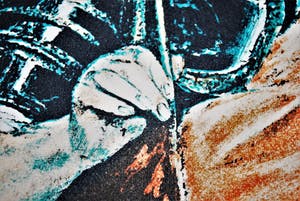 Niet of onleesbaar gesigneerd - gesigneerde E.A. kleurenlitho [Salvador Dali?] kopen? Bied vanaf 1!