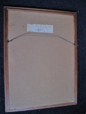 Niet of onleesbaar gesigneerd - omstreeks 1920 - Pointillistische Inkt tekening - Huis aan rivier - gesigneerd kopen? Bied vanaf 1!