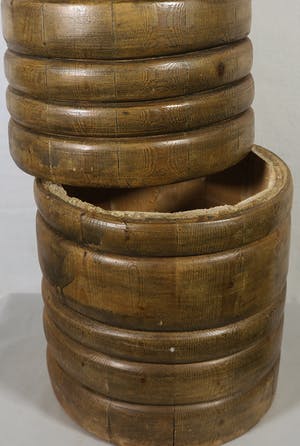 Aart Huizer - Hout en metaal, Kegel II (Groot) kopen? Bied vanaf 1!
