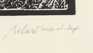 Gerard Bellaart - Ets, Drukkers merk J. Bellaert kopen? Bied vanaf 1!