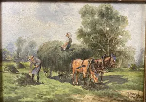 AcheterKarl Rohrhirsch - Heuernte (Haying)? Enchérissez de 80!