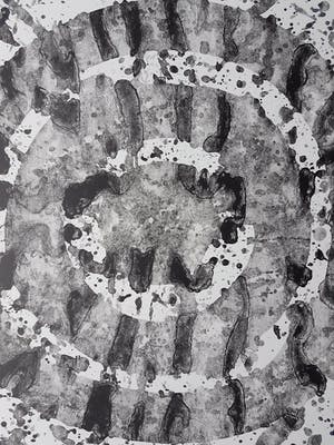 Sam Francis - Abstracte compositie - groot werk kopen? Bied vanaf 595!