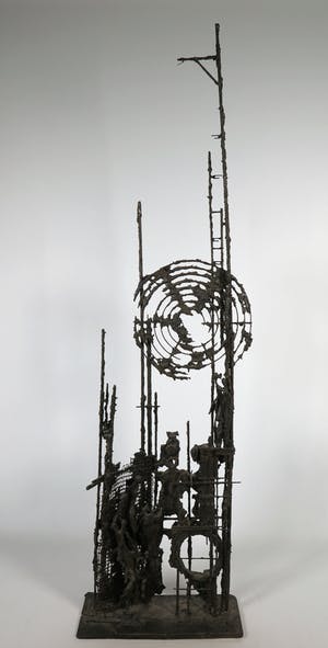 Be Klein - Verbronsd metaal, Zonder titel (Groot) kopen? Bied vanaf 1!