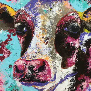 Niet of onleesbaar gesigneerd - Koeienkop. kopen? Bied vanaf 1!