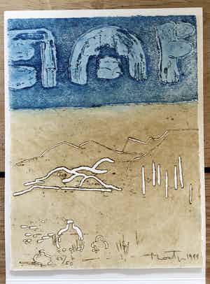 Jan Montyn - Kleine kleur ets verkocht voor € 30!