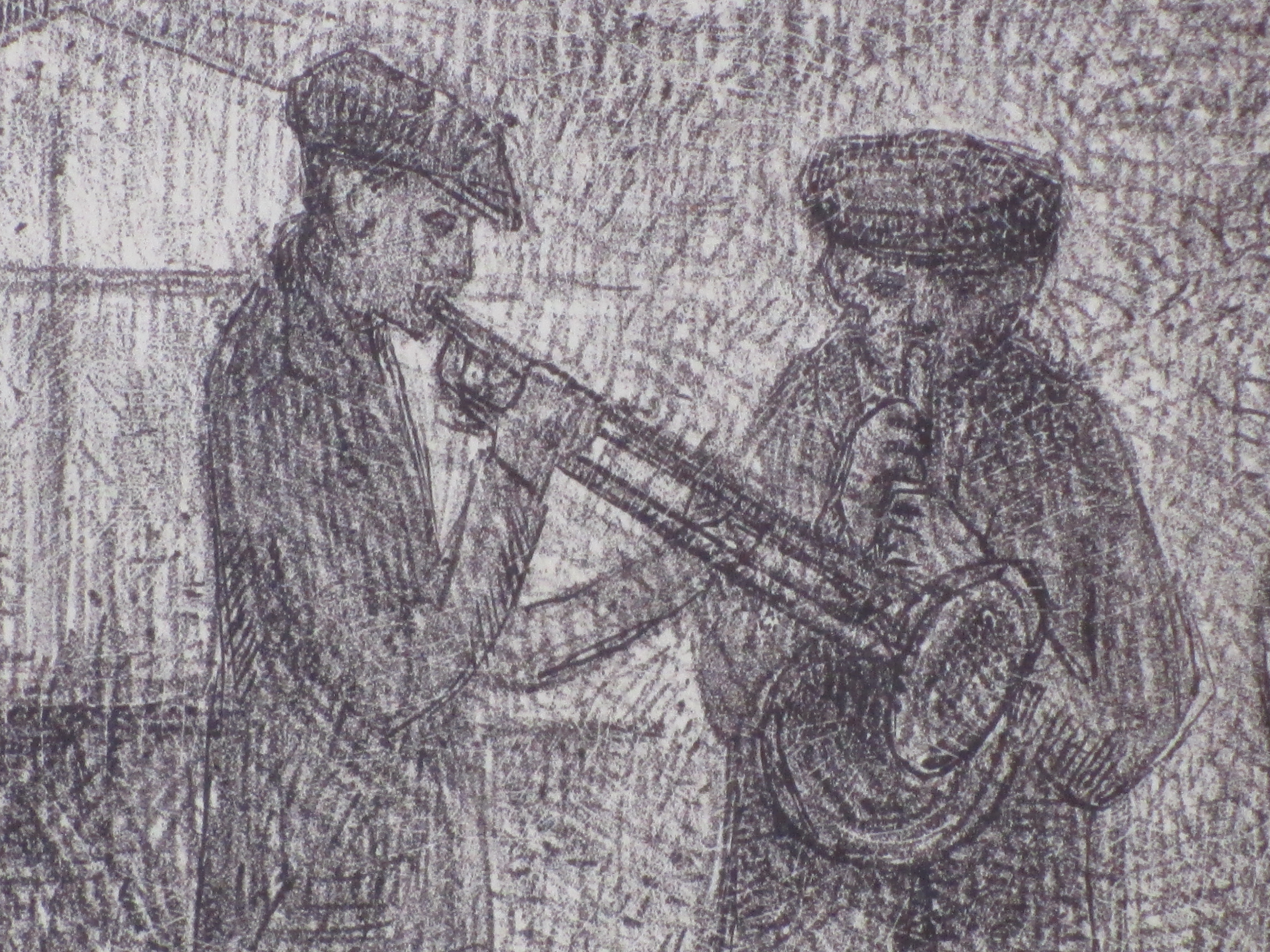 Chris Beekman - Straatmuzikanten - Litho kopen? Bied vanaf 90!