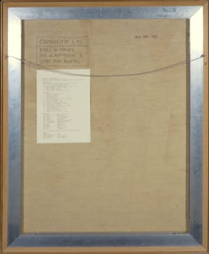 Paul Maas - Olieverf op doek, Tweeluik Compositie R en L - Ingelijst (Zeer groot) kopen? Bied vanaf 600!