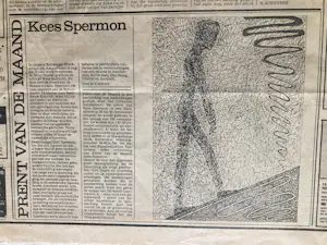 Buy Kees Spermon - Zonder titel (lopende man)? Bid from 25!