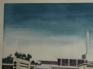 Peter van der Heijden - Ets en aquatint , Belgische brievenbussen – gesigneerd – 1977 – nr 1 van 12 kopen? Bied vanaf 50!